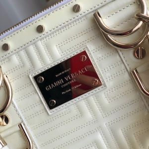 Versace bag. Ivory color. Medium size. Almost brand new.